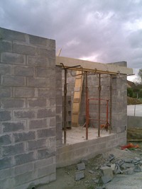 linteau pour porte de garage